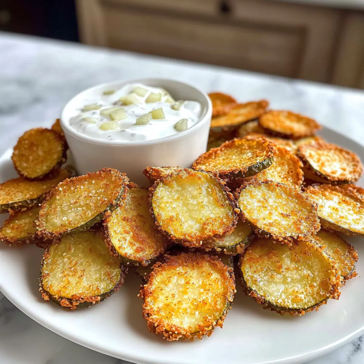 frittierte Gurken im Air Fryer: Knuspriger Genuss