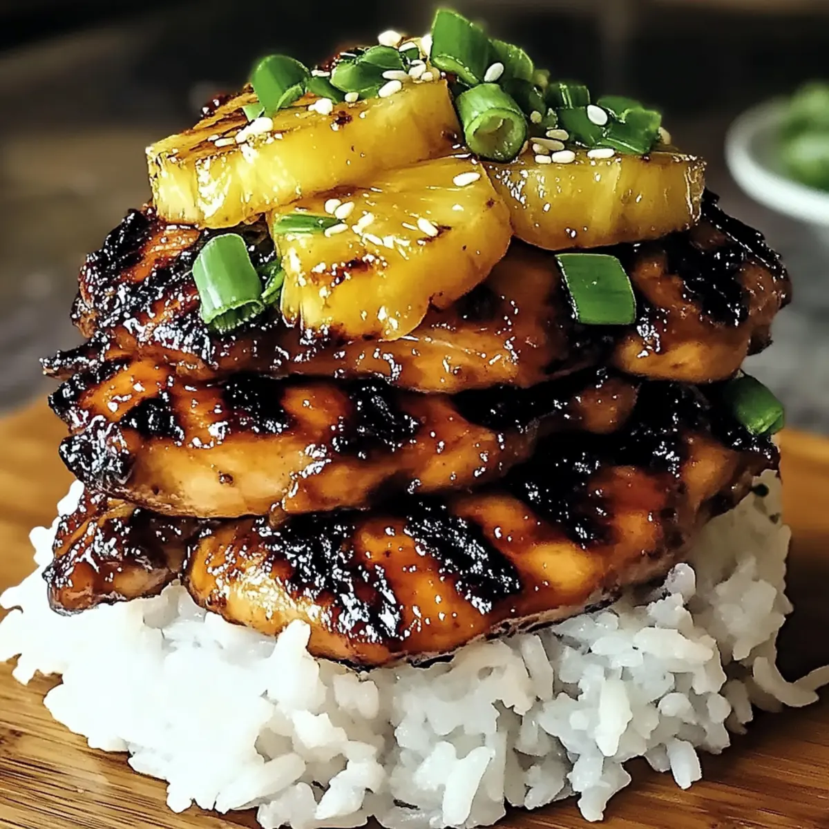 Huli Huli Hähnchen Stapel für tropischen Genuss