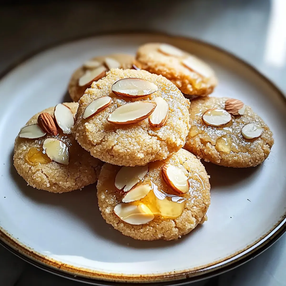 Honig Mandel Grieß Kekse für süßen Genuss