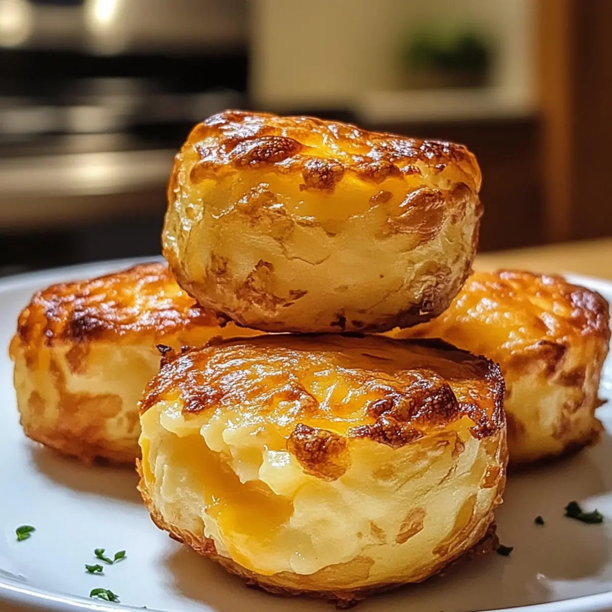 Kartoffelbrei Käse Puffs für Jeden Anlass