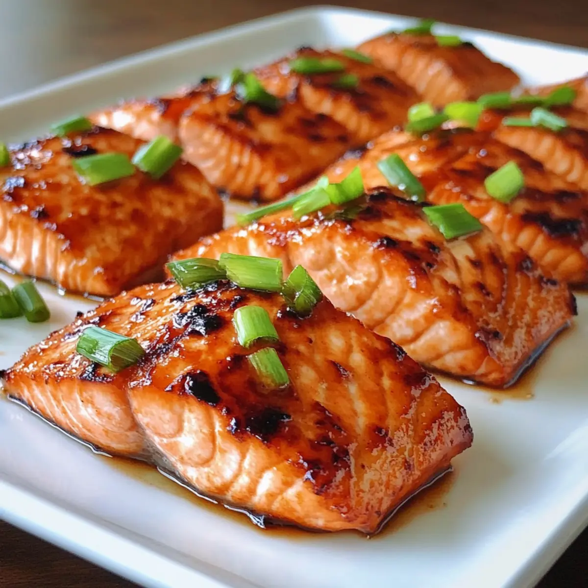 Lachs mit thailändischer süßer Chili-Glasur ganz einfach