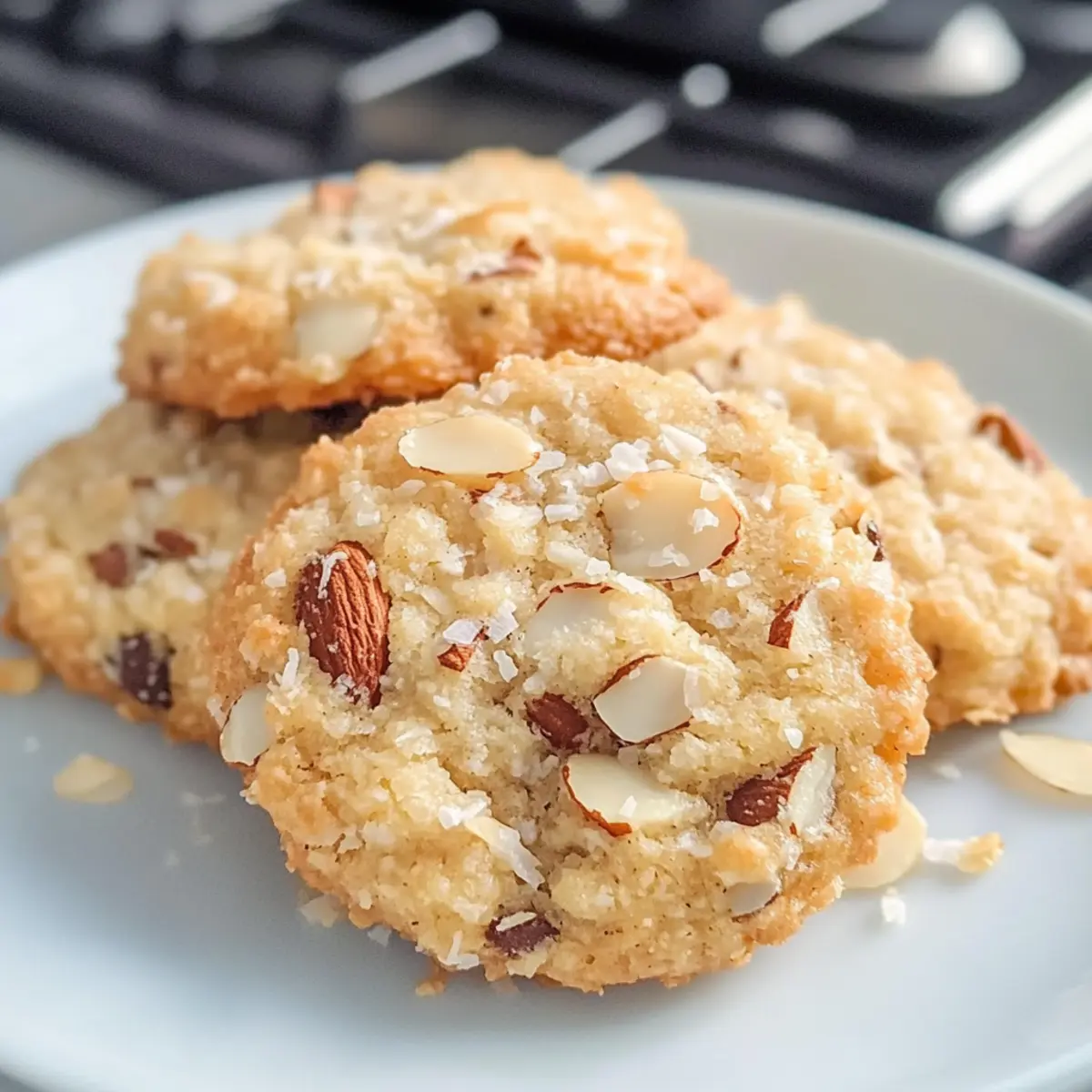 Mandel-Kokosnuss-Glücks-Kekse für jeden Tag