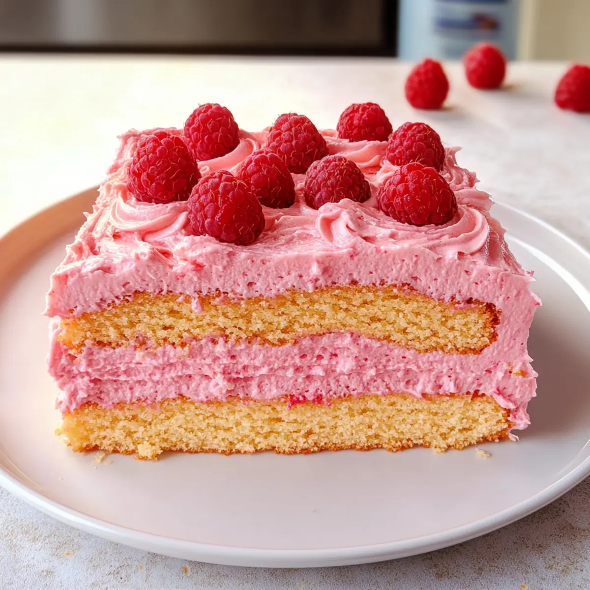 Mandel Himbeertorte für besondere Anlässe