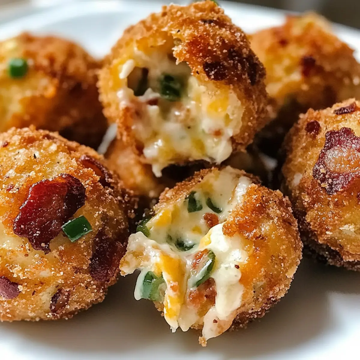 Bacon Jalapeño Popper Käsebällchen für Partys