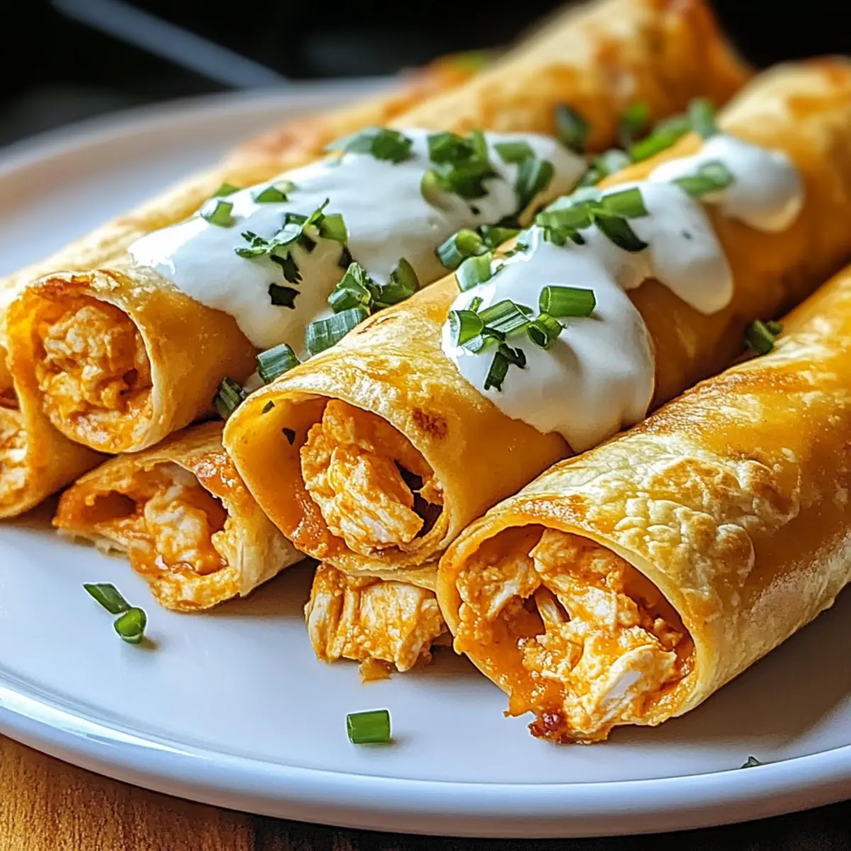 Überbackene Buffalo-Hühnchen-Taquitos: Der perfekte Snack