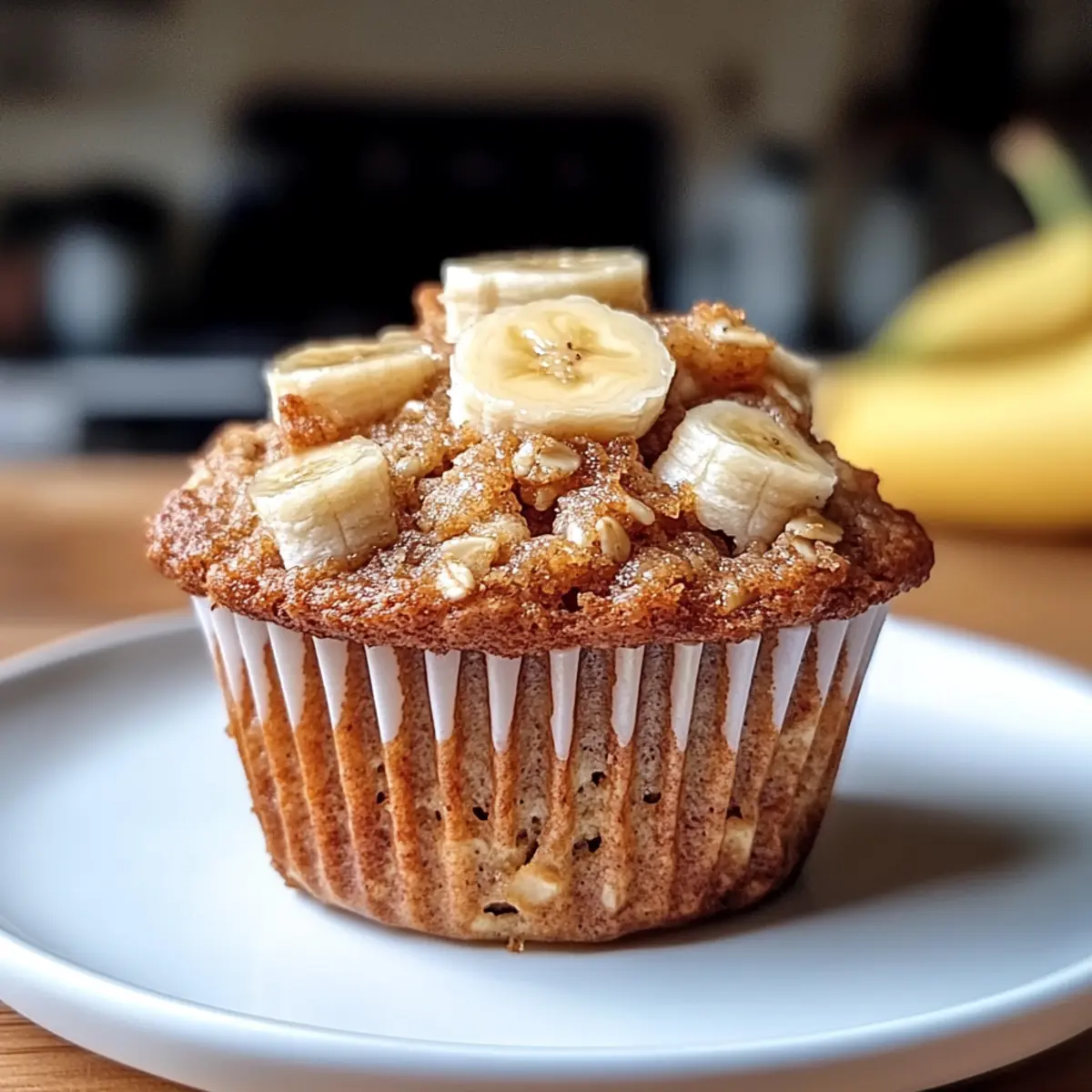 Bananen-Haferflocken-Muffins: Gesund und schnell!