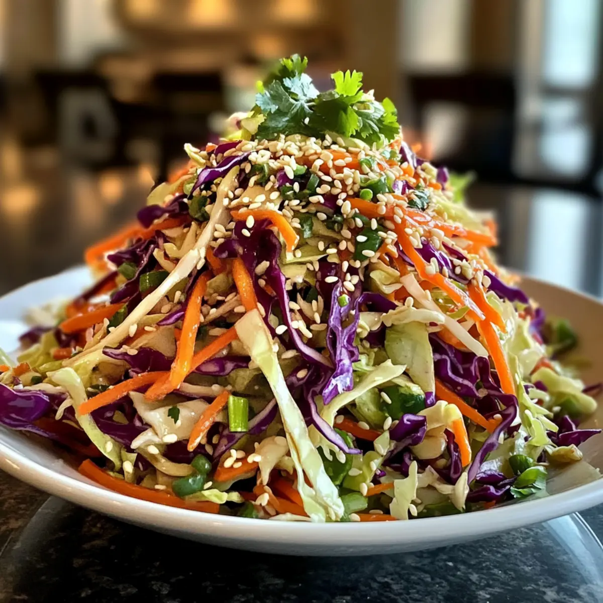 Kohl-Salat mit süchtig machendem Sesam-Dressing
