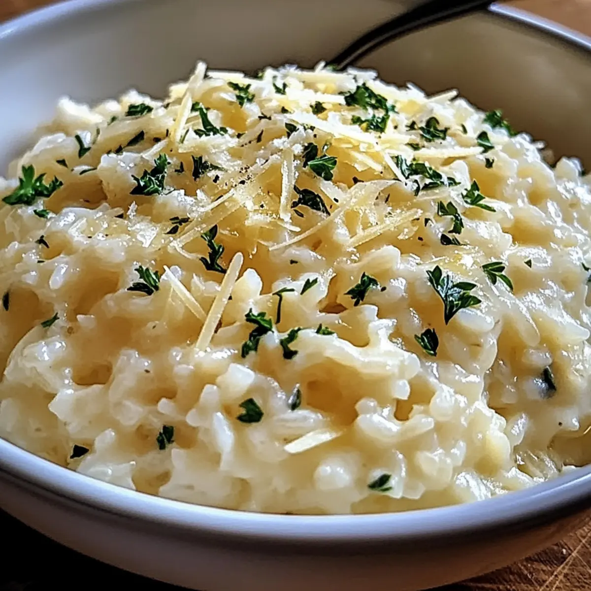 Cremiger Parmesanreis für deine gemütlichen Abende