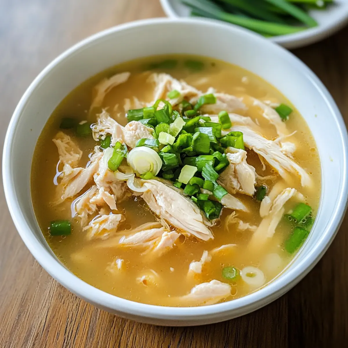 Verwöhnende Dakgomtang (Koreanische Hühnchen-Suppe)