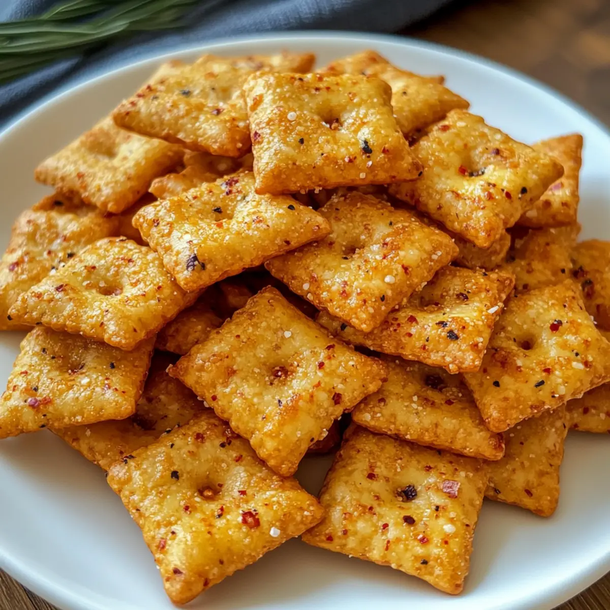 Feuerwerksranche Käsesnacks für den perfekten Crunch