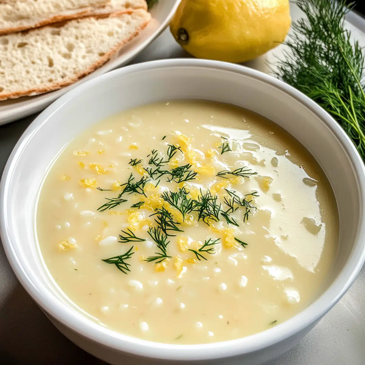 Griechische Eier-Zitronen-Suppe einfach selbstgemacht