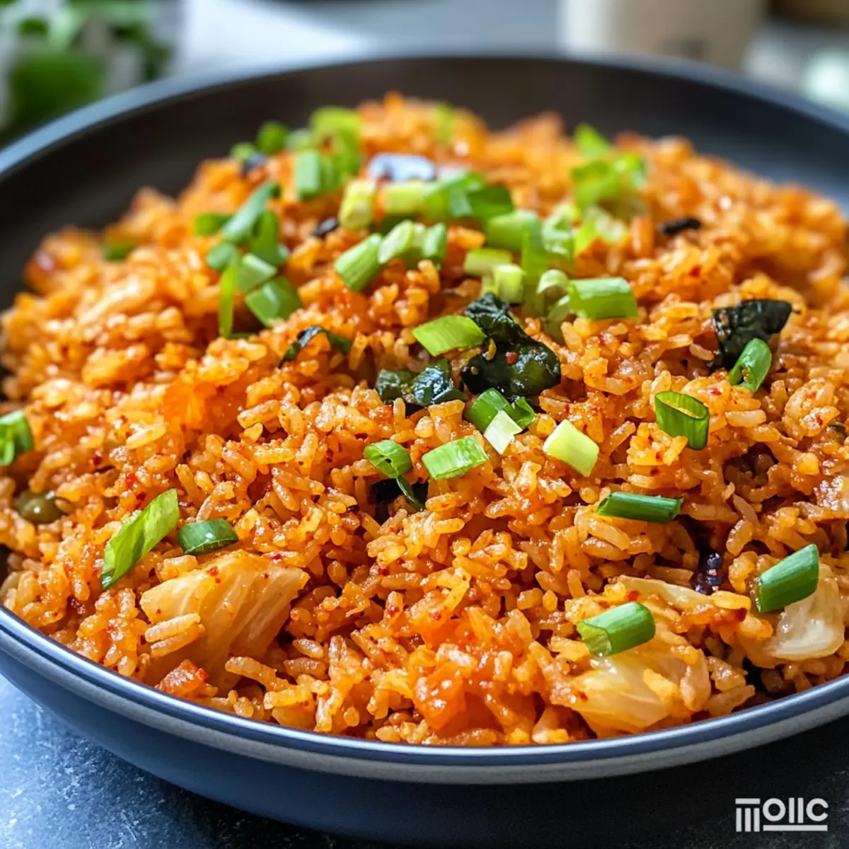 Kimchi gebratener Reis: Schnelle vegane Köstlichkeit