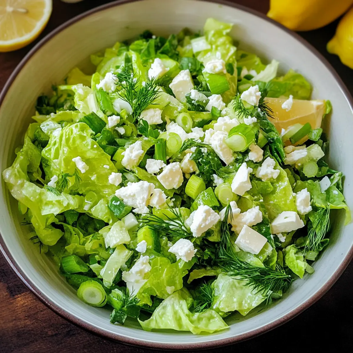 Frischer Maroulosalata – Griechischer Salat Genuss