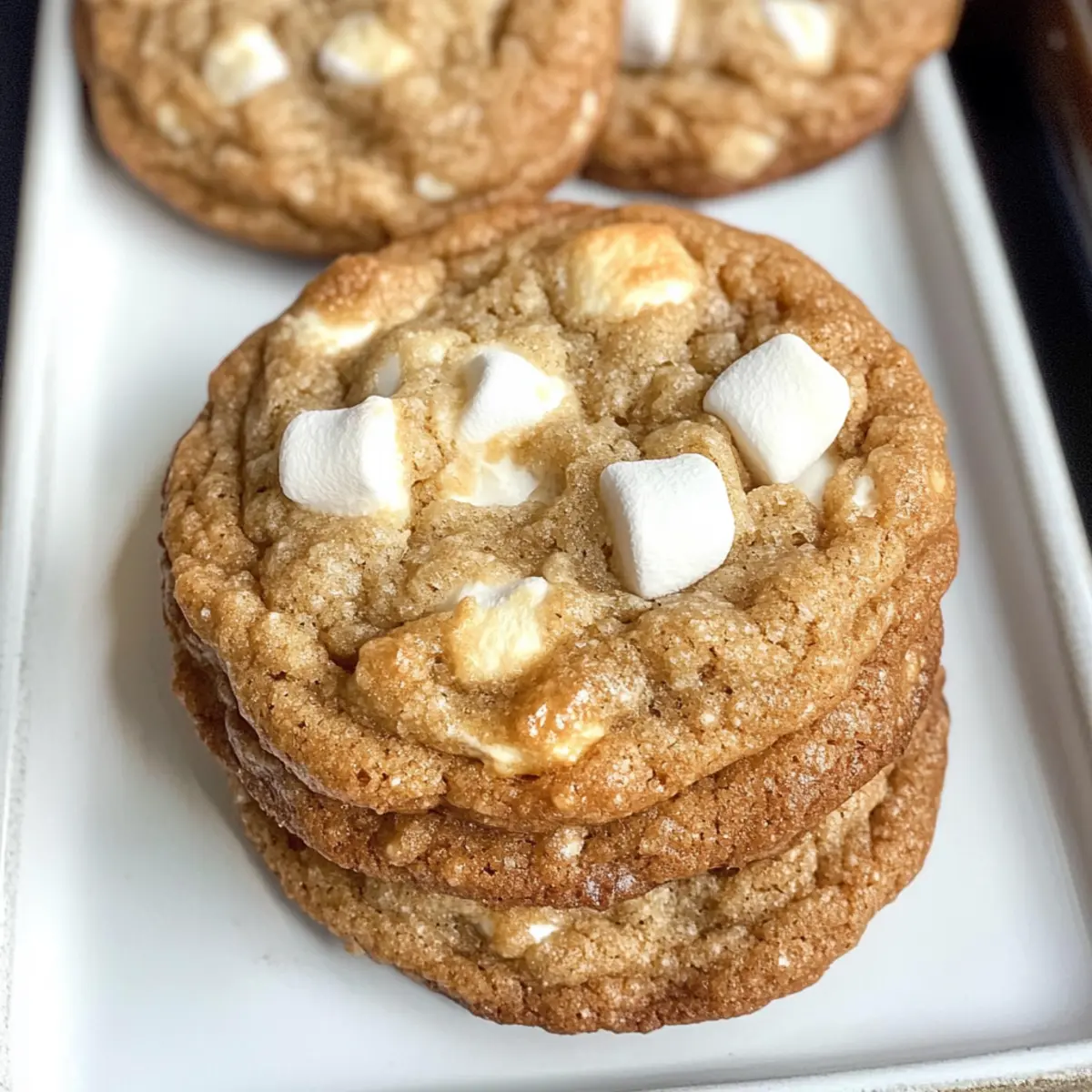 Marshmallow Crispy Cookies ganz einfach selbst machen