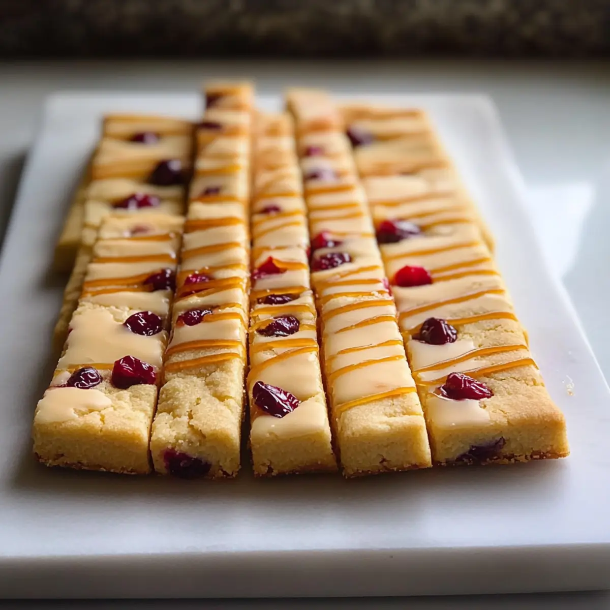 Orange Cranberry Butterkekse für das perfekte Fest