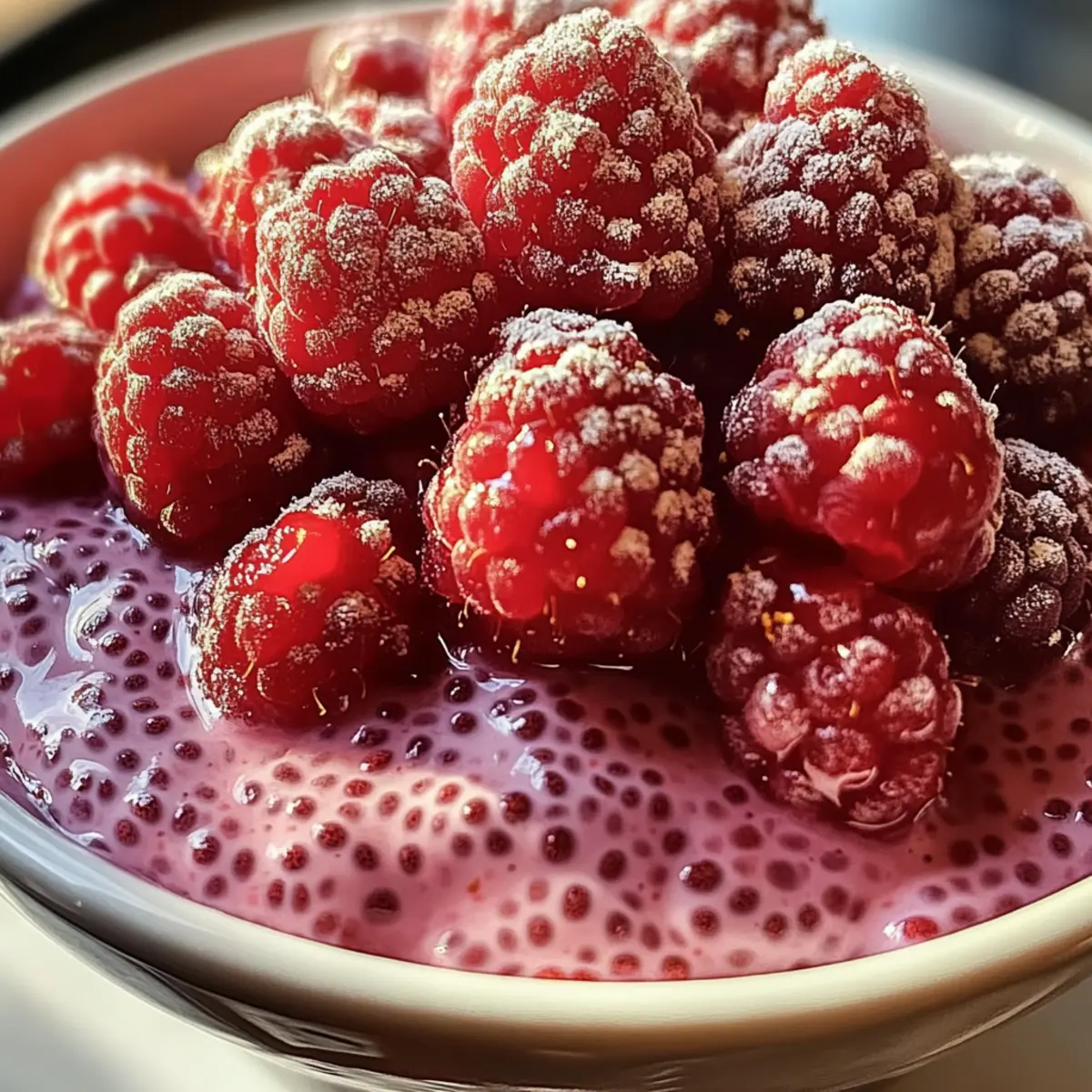 Himbeer-Chia-Pudding für gesunde Genussmomente