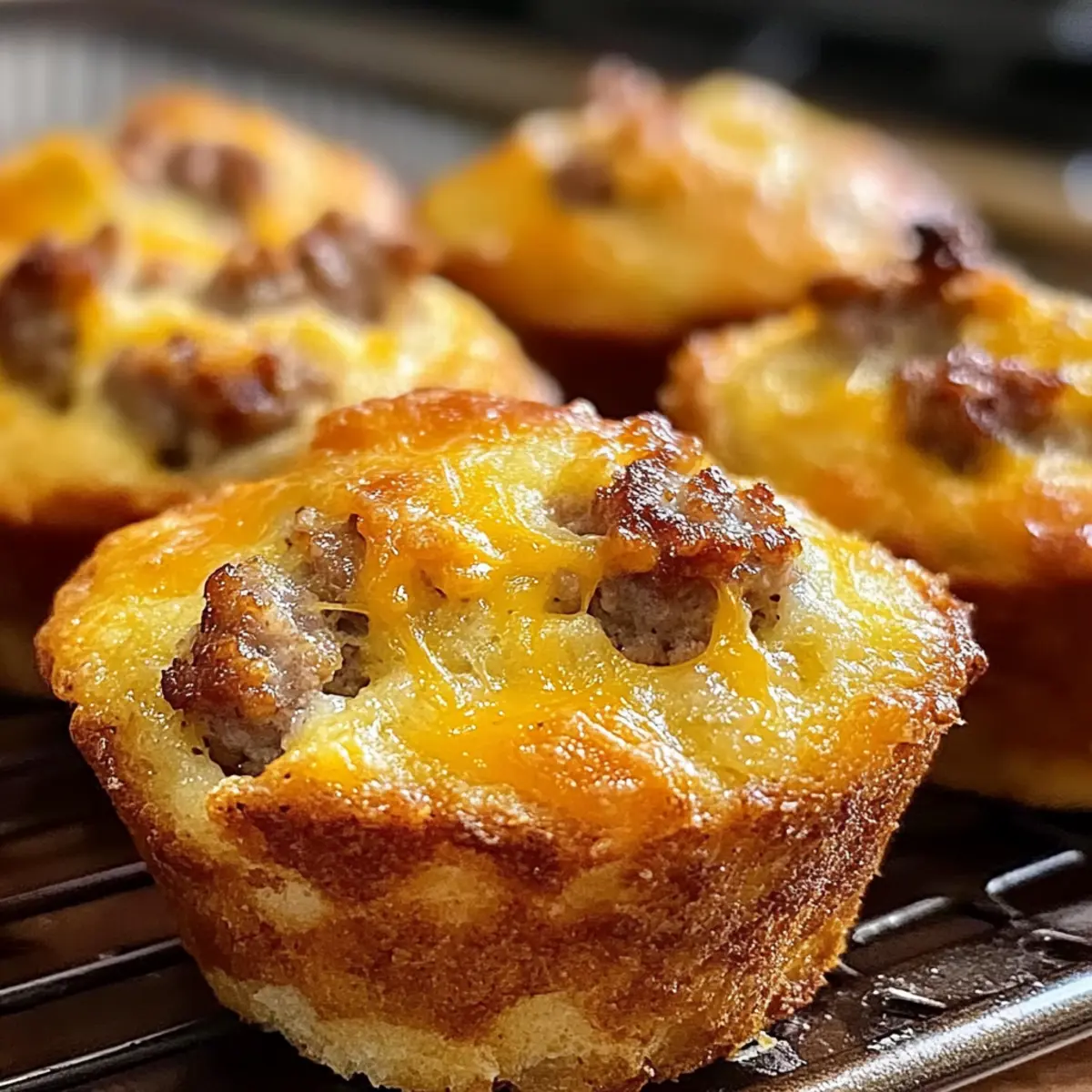 Wurst Frühstücksmuffins für den perfekten Morgen