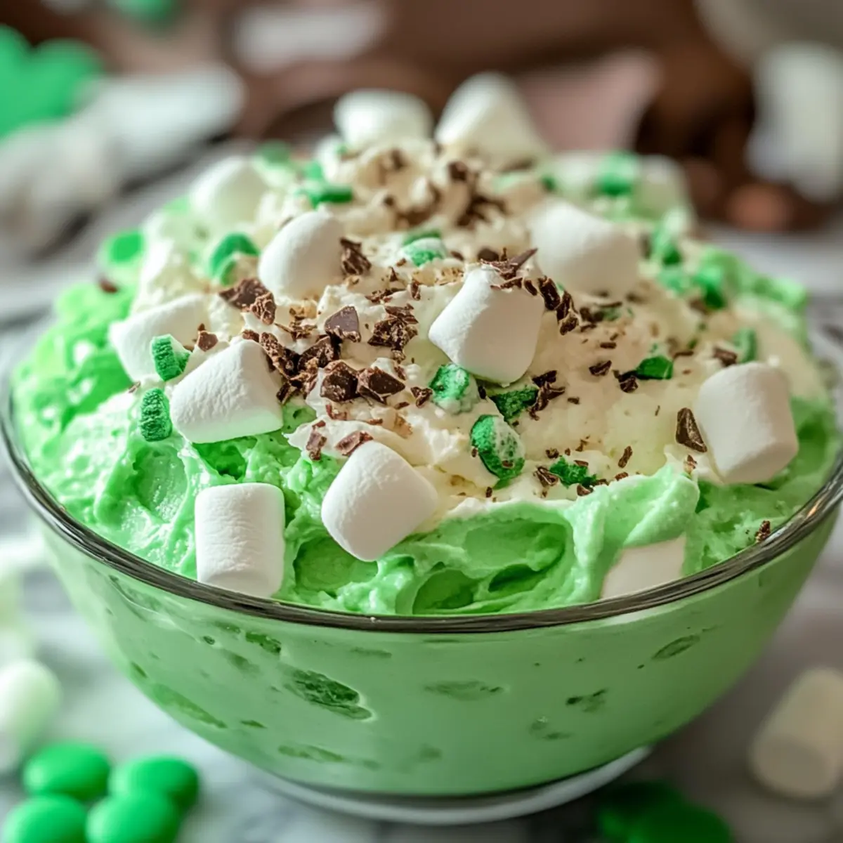 Shamrock Käsekuchen Fluff – Ein festliches Dessert