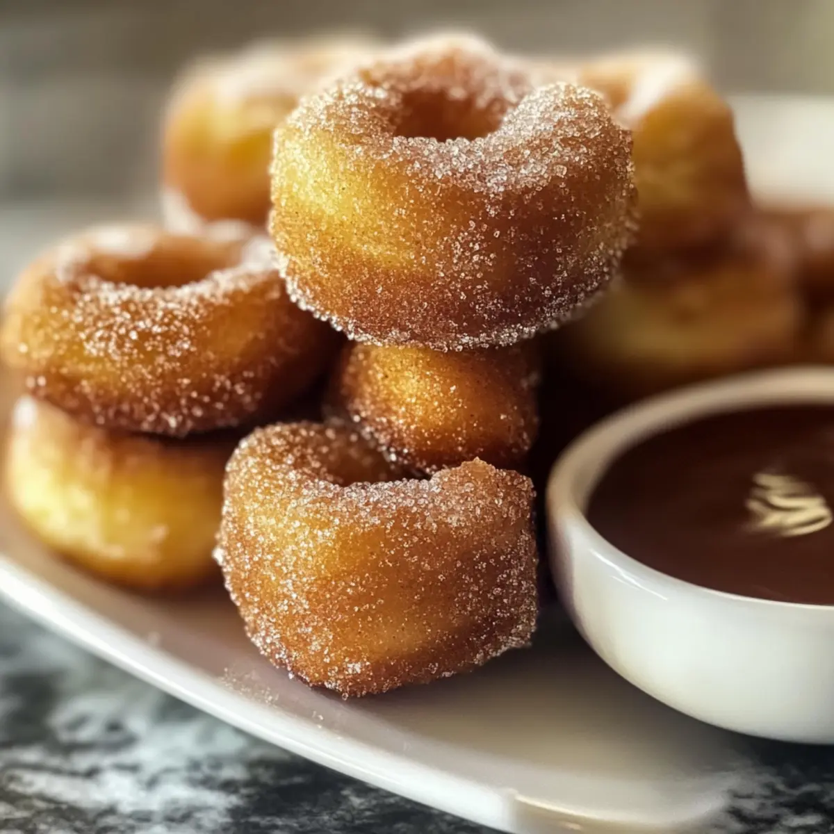 Süße Churro-Donut-Bissen ganz einfach selbst machen