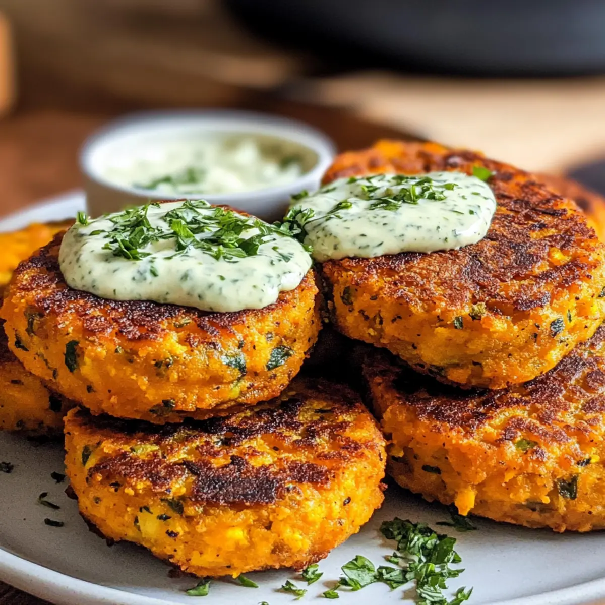 Süßkartoffel-Kräutertaler für jeden Anlass