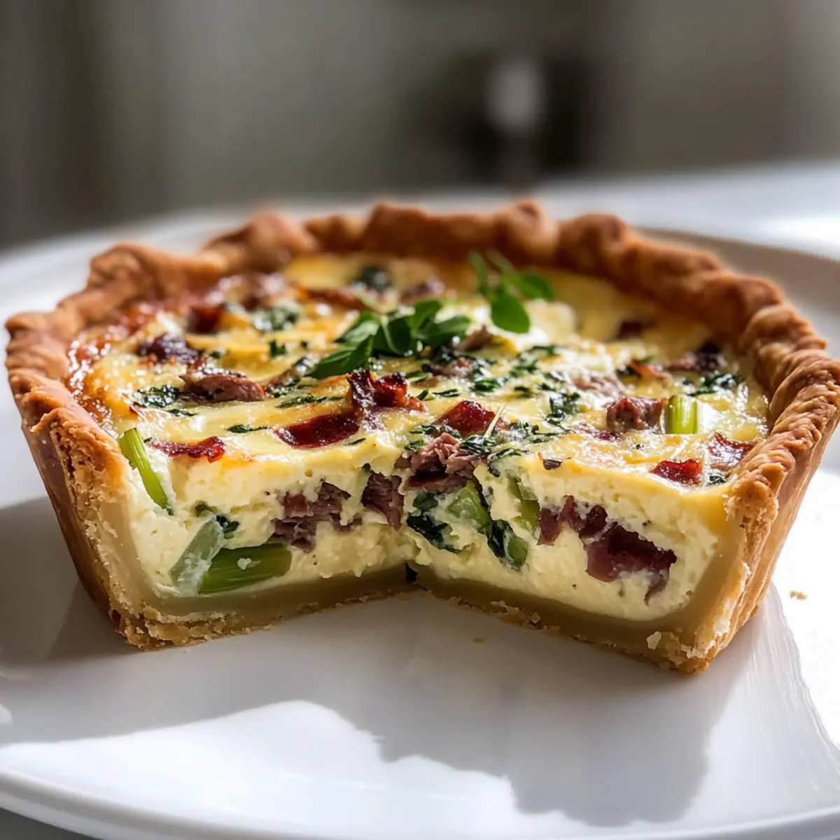 Bärlauch Quiche für den perfekten Frühlingsgenuss