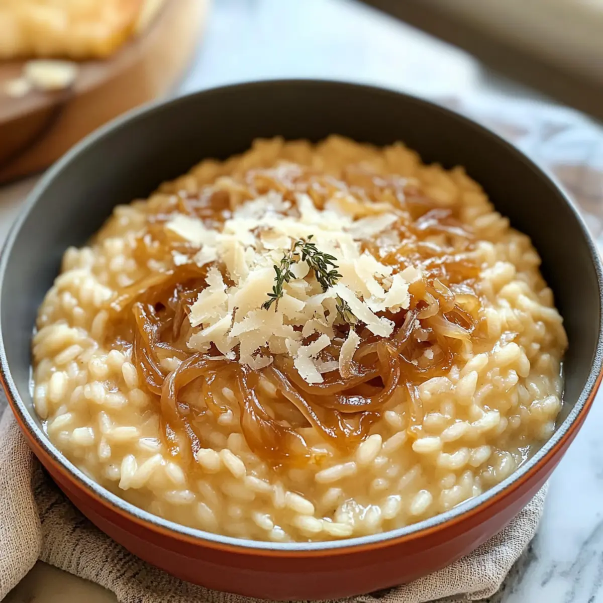 Karamellisierte Zwiebel-Risotto für den Genuss zuhause