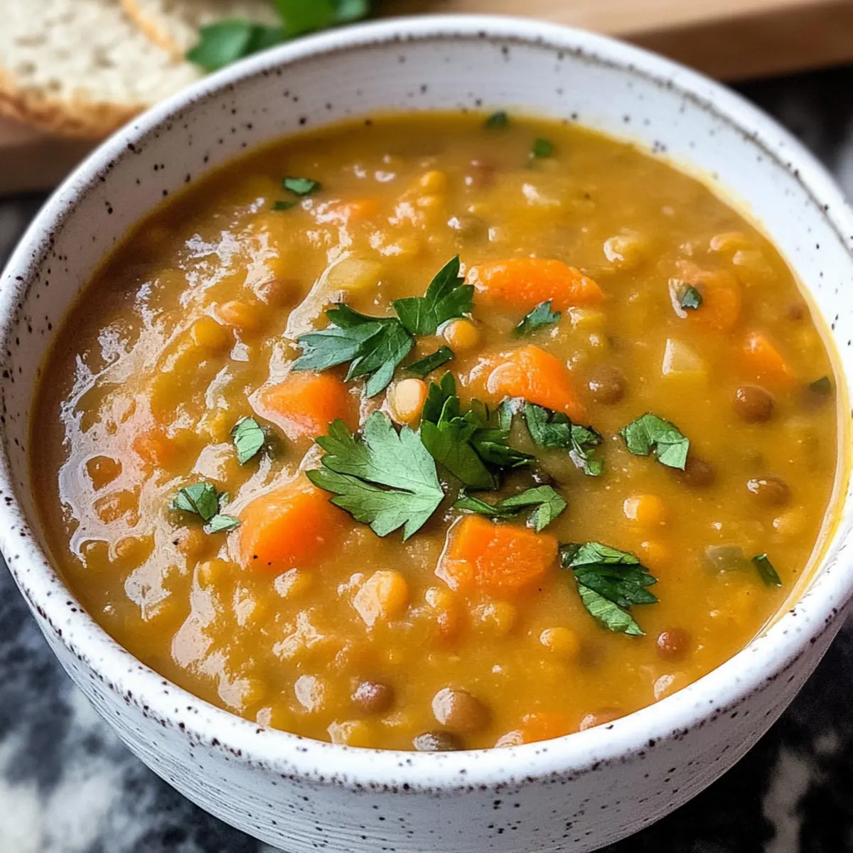Karotten- und Linsensuppe für gemütliche Abende