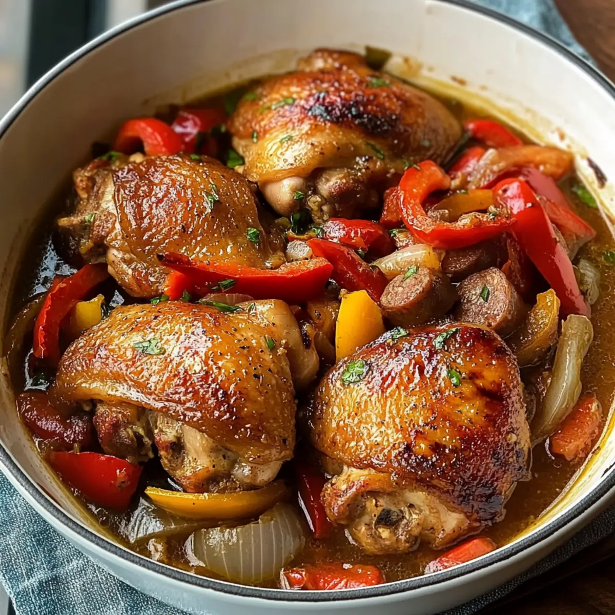 Hühnchen Scarpariello: Einfach und voller Geschmack