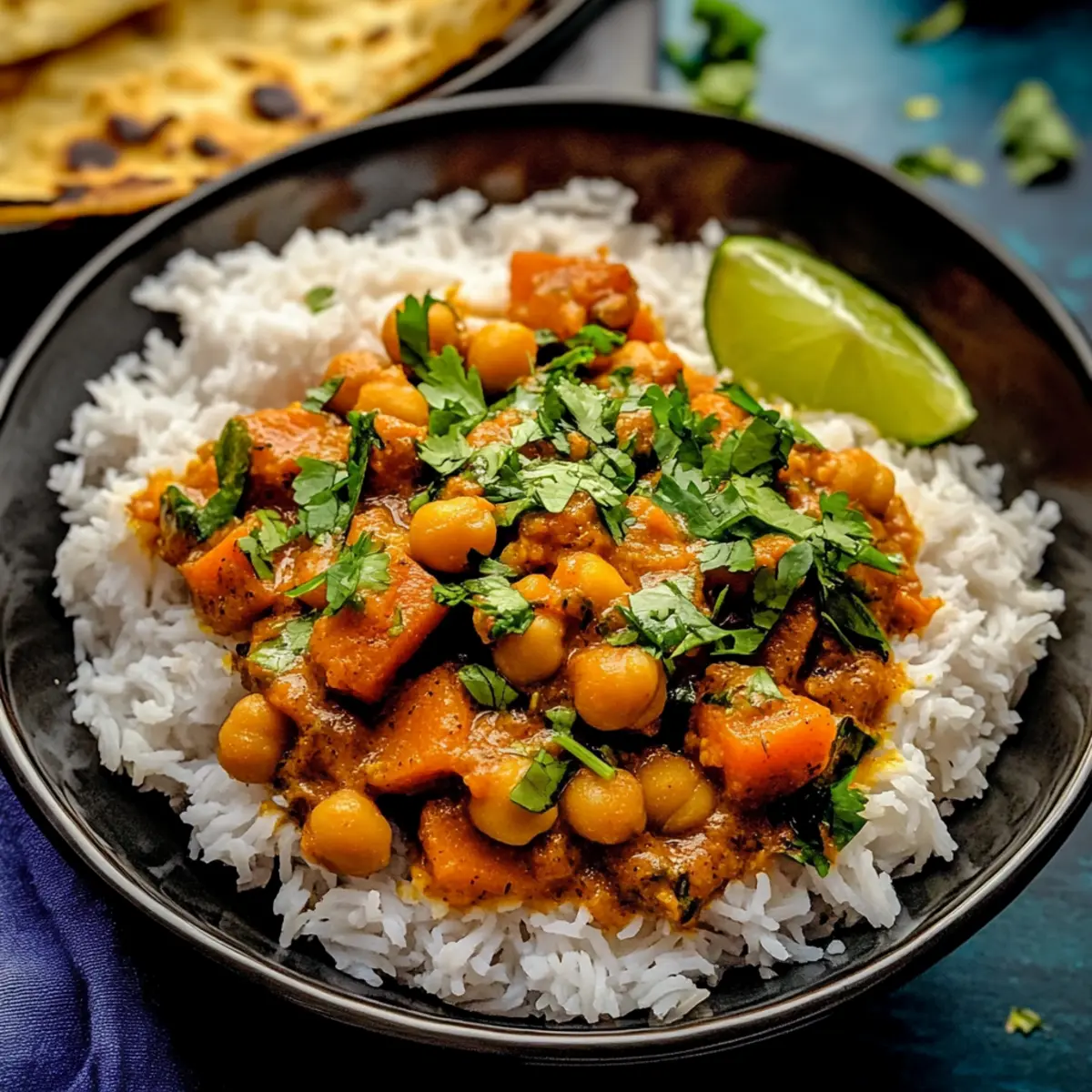 Kichererbsen- und Süßkartoffel-Curry leicht gemacht