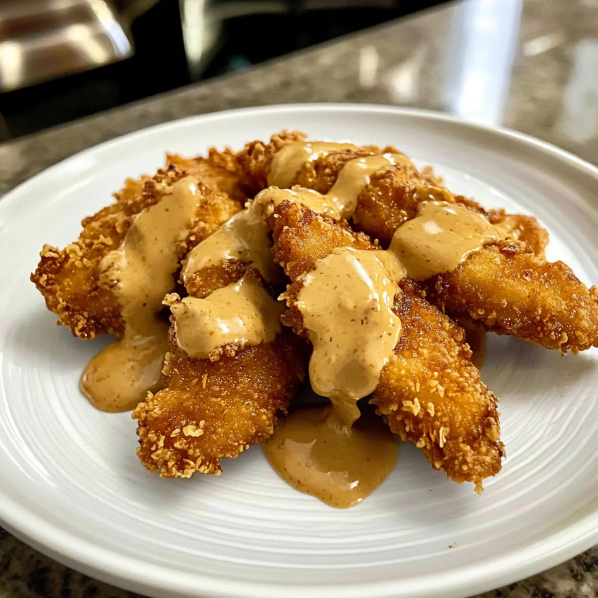 Chinesisches Erdnussbutter-Hühnchen ganz einfach