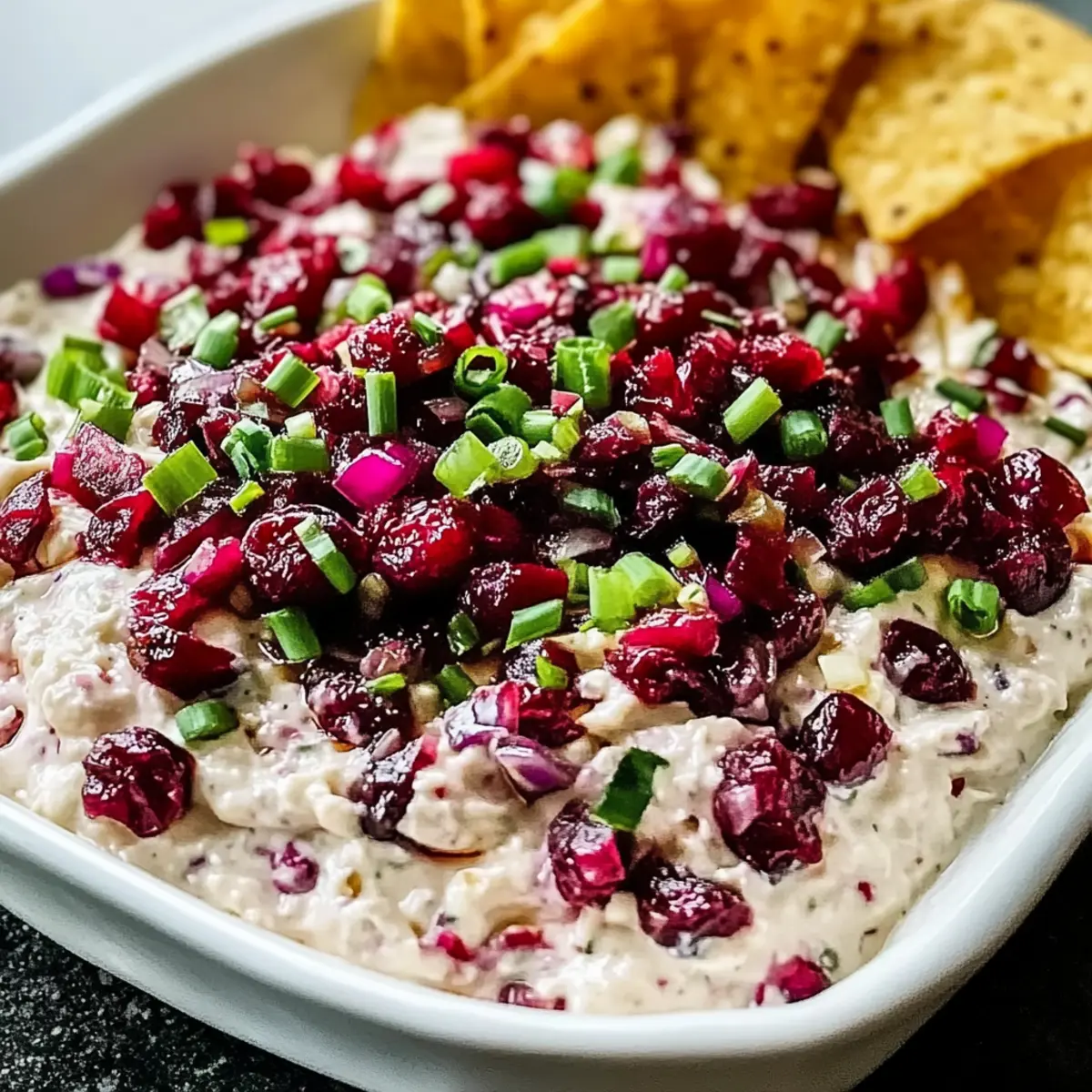 Leckereien mit Preiselbeer-Jalapeño-Cremekäse-Dip