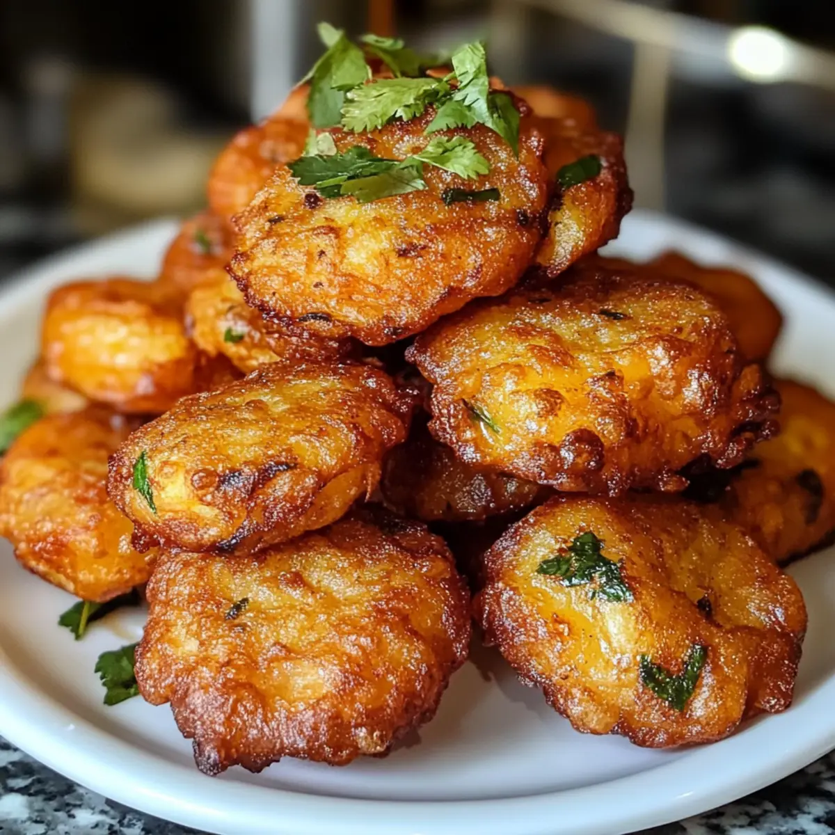 Krosse und würzige kenianische Kartoffel-Bhajia Rezept