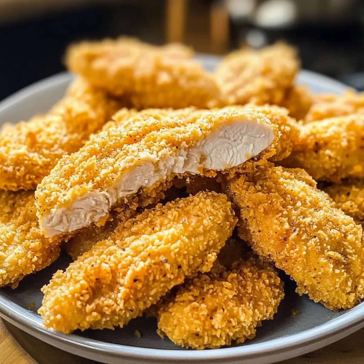 Knusprige Hühnerstreifen aus dem Ofen