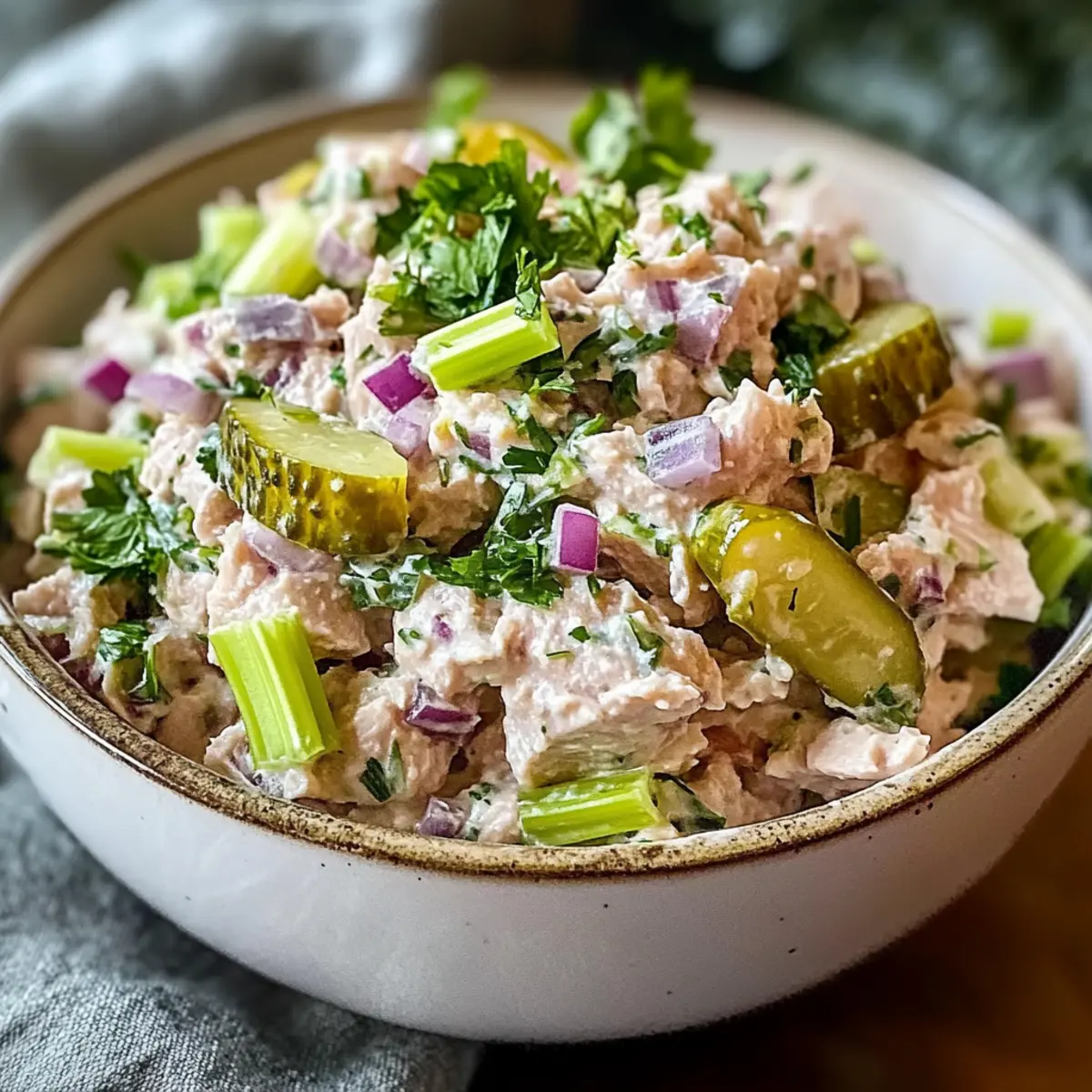 Dillgurken Thunfischsalat Schnell und Einfach