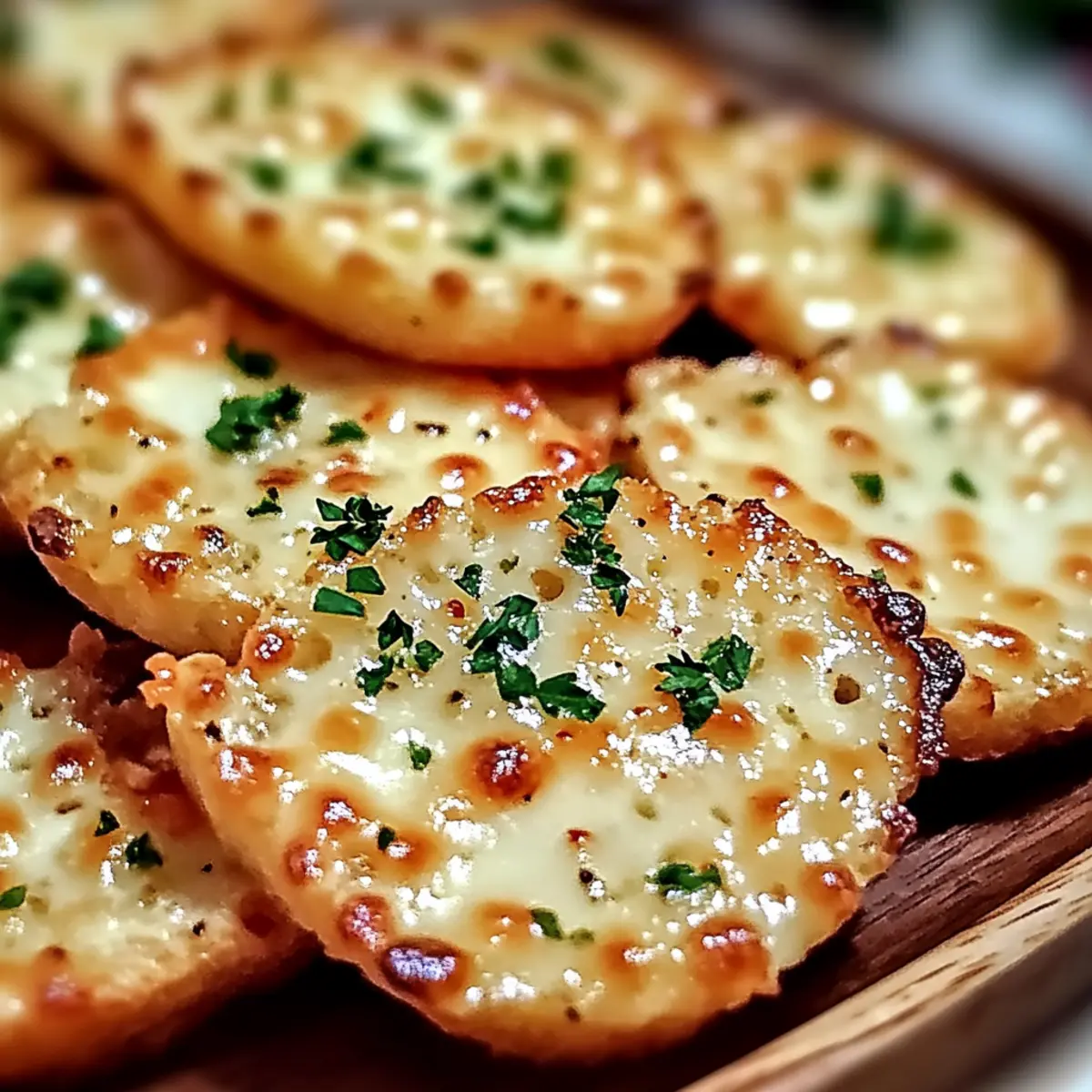 Knoblauchbrot Ritz Bits für den perfekten Snack