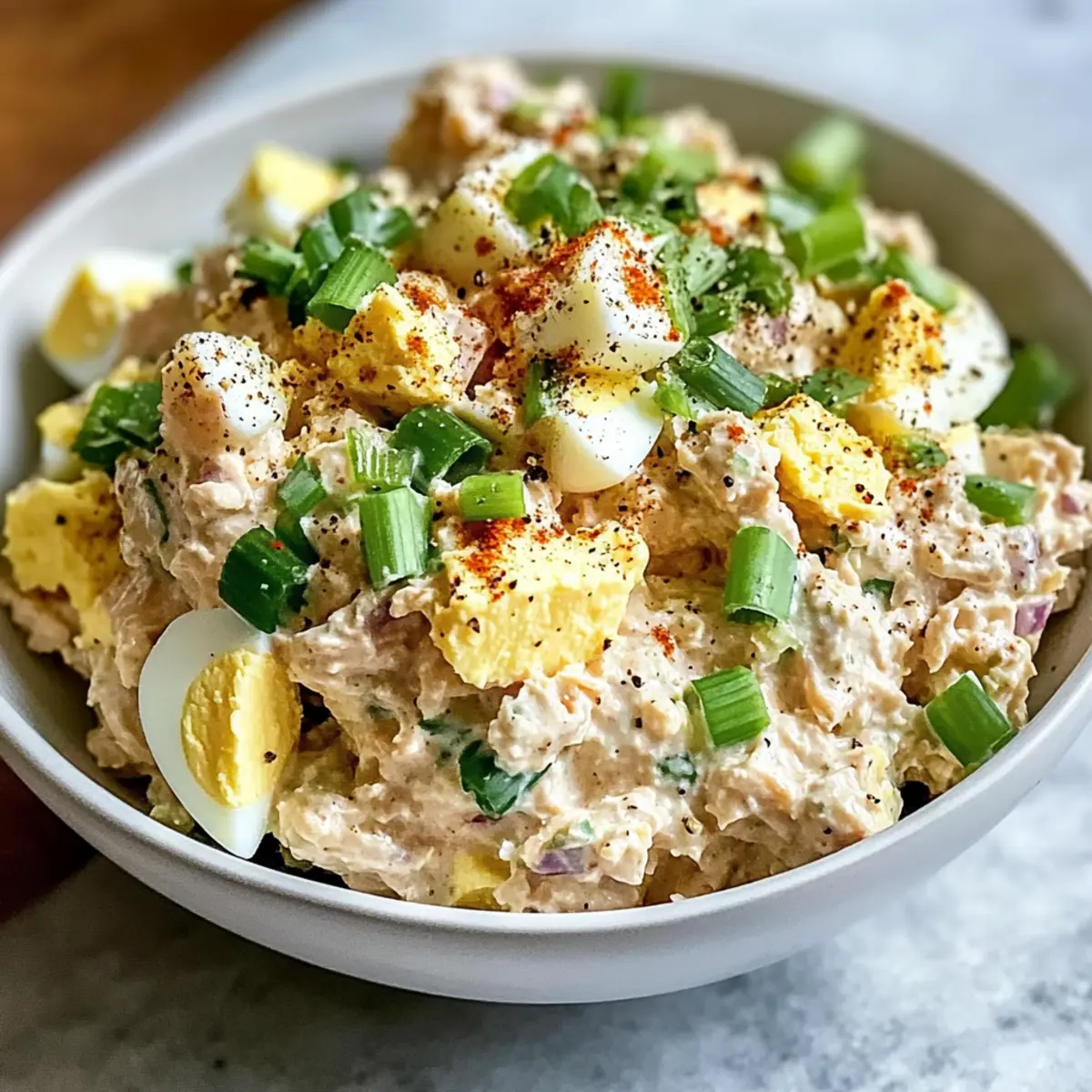 Gesunde Thunfisch-Ei-Salat Rezept: Cremig & Lecker