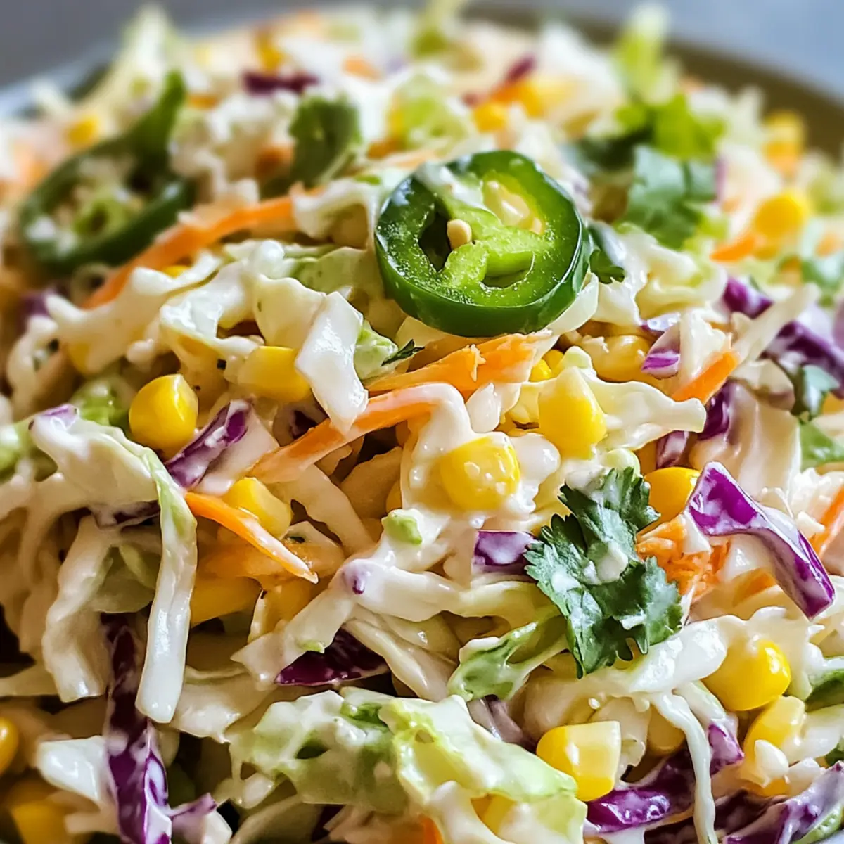 Jalapeño Mais Krautsalat für den perfekten BBQ-Sommer