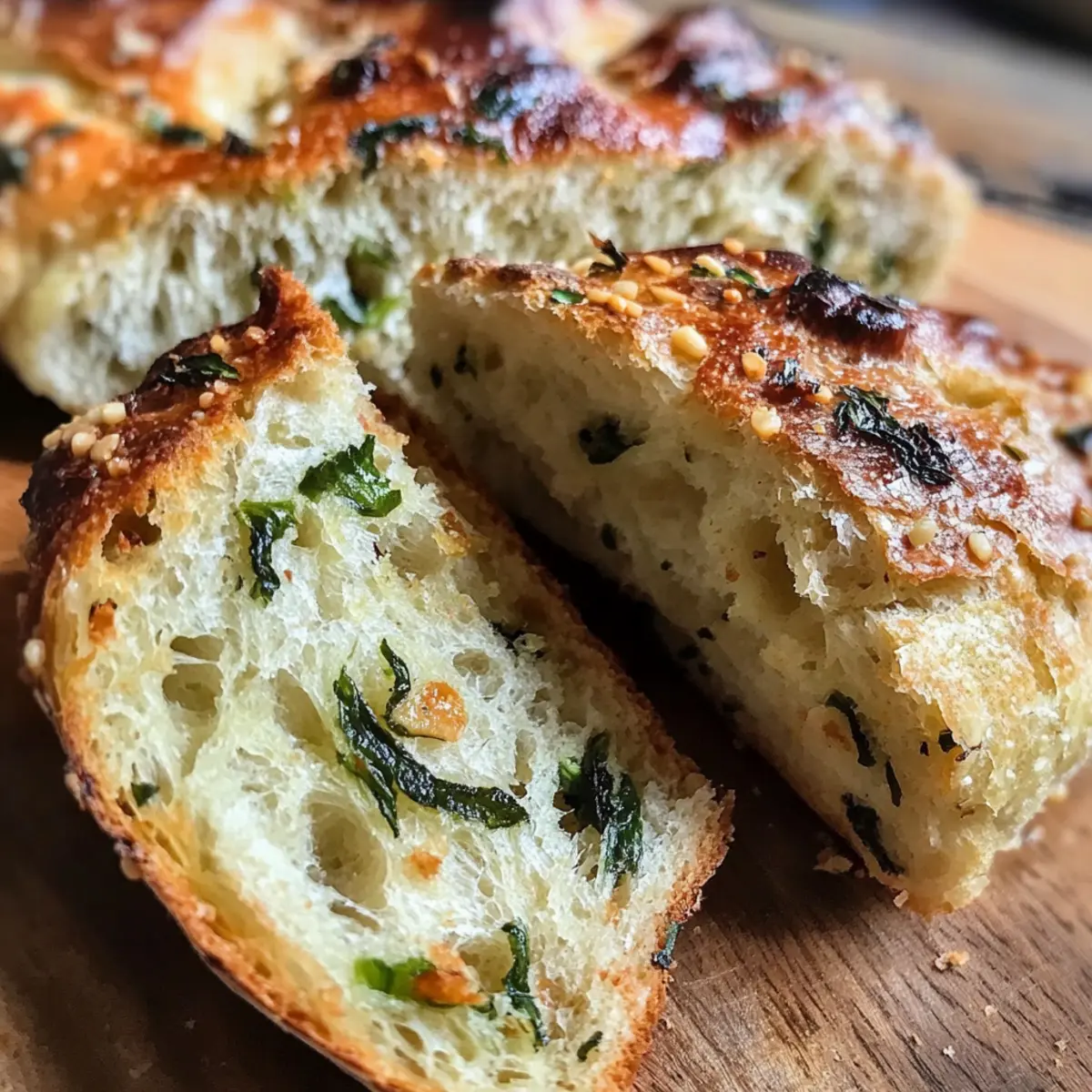 Knuspriges Bärlauchbrot für Frühlingsfeeling