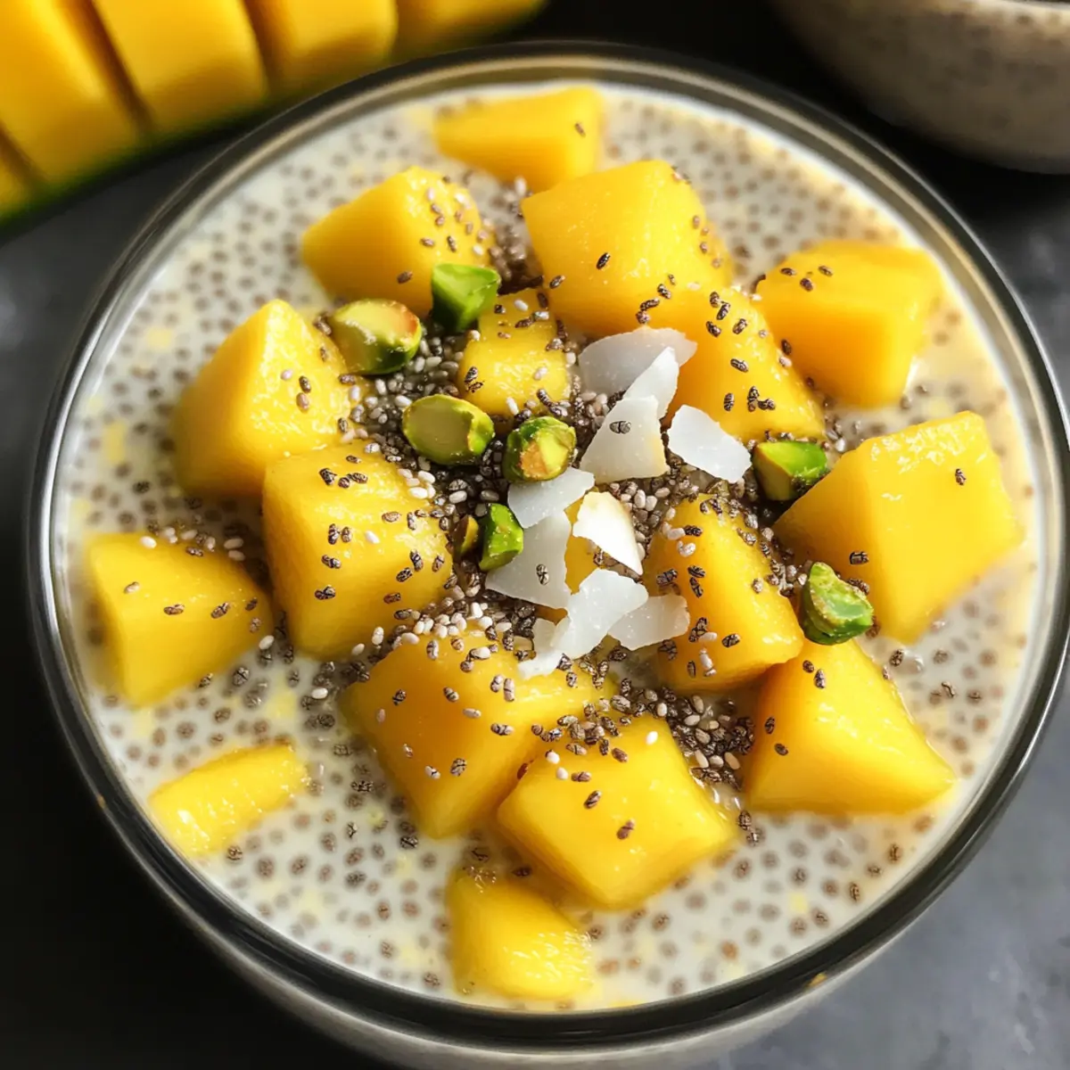 Mango-Chia-Pudding für einen gesunden Start