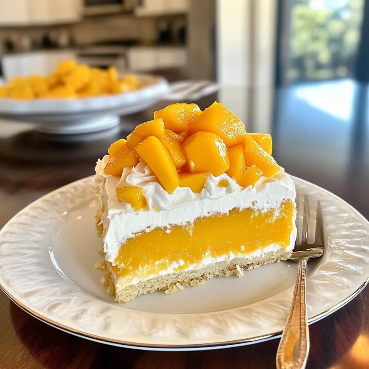 Mango Tres Leches Kuchen mit selbstgemachter Marmelade