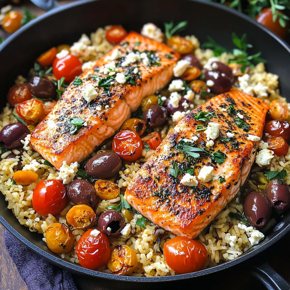 Mittelmeer-Lachs: Schnelles One-Pan Wunder