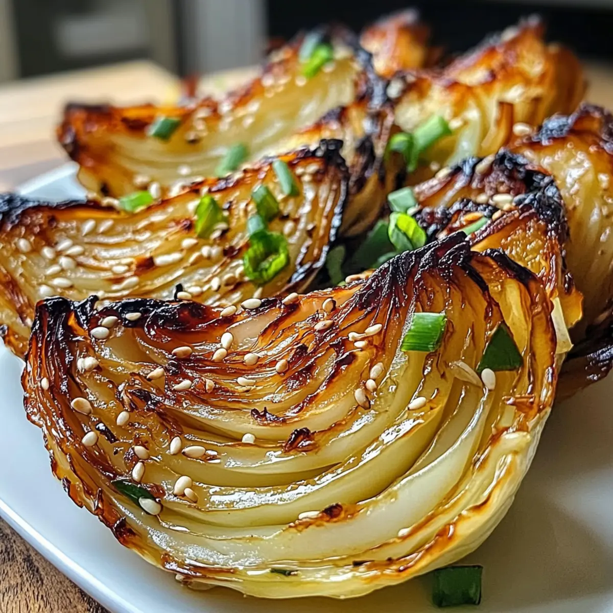 Miso Butter Röstkohlkeile für Genussmomente