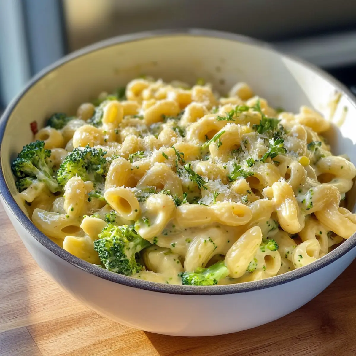 Ein-Topf Gesunde Brokkoli Mac und Käse für die ganze Familie