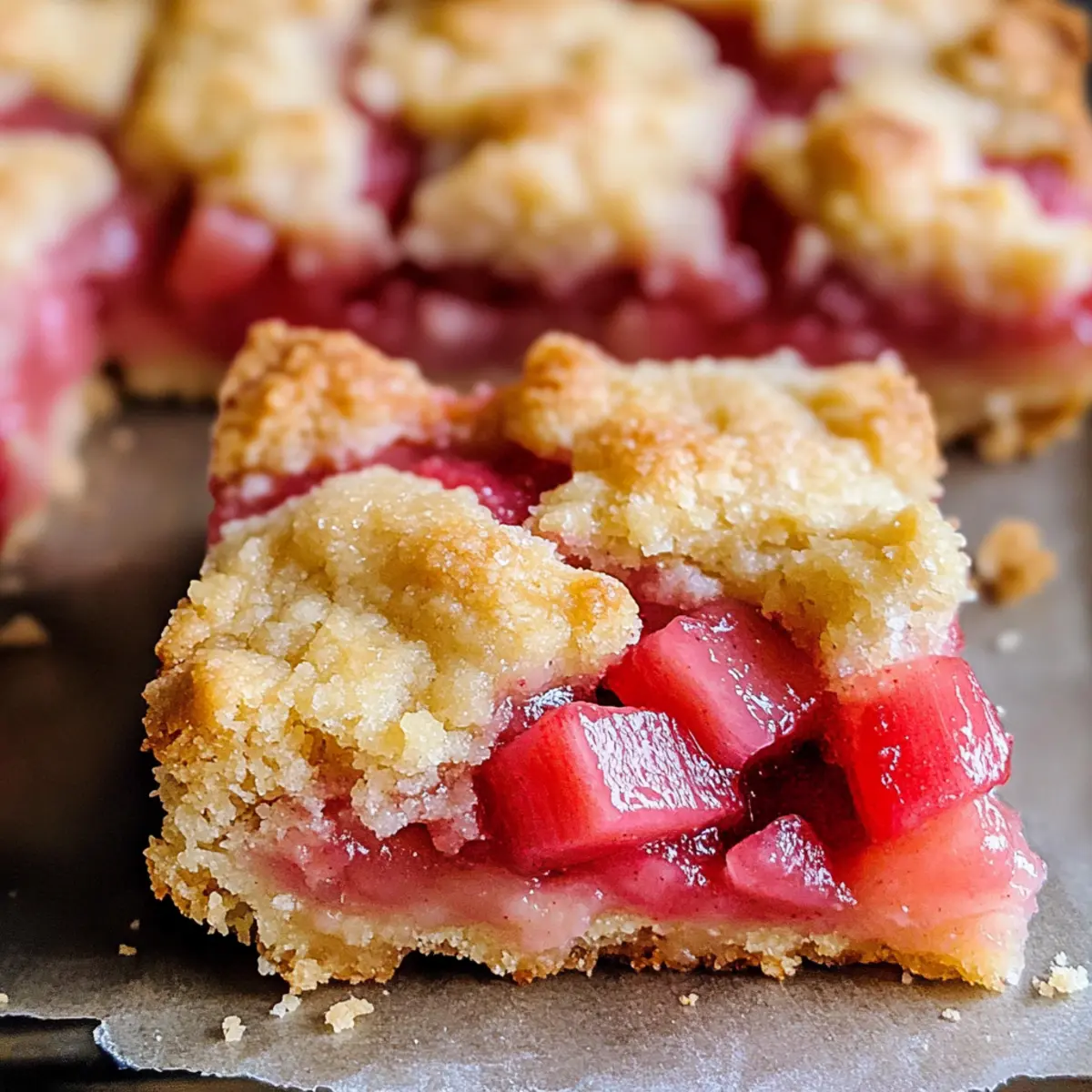 Rhabarber-Krümelkekse: Süß-saurer Genuss pur