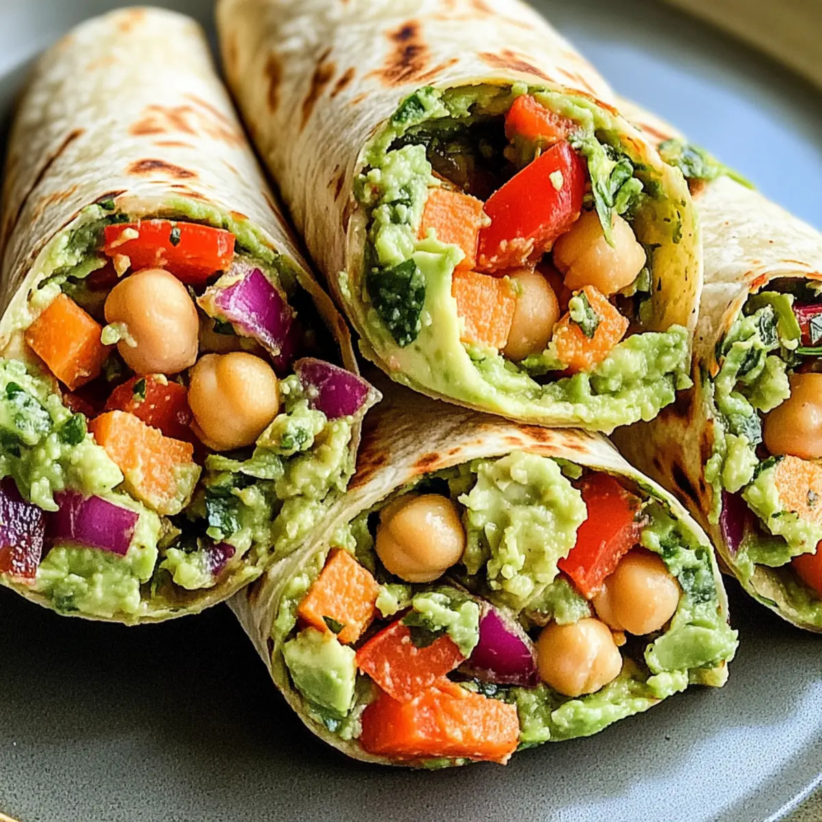 Vegane Gemüse-Wraps in nur 15 Minuten zubereiten