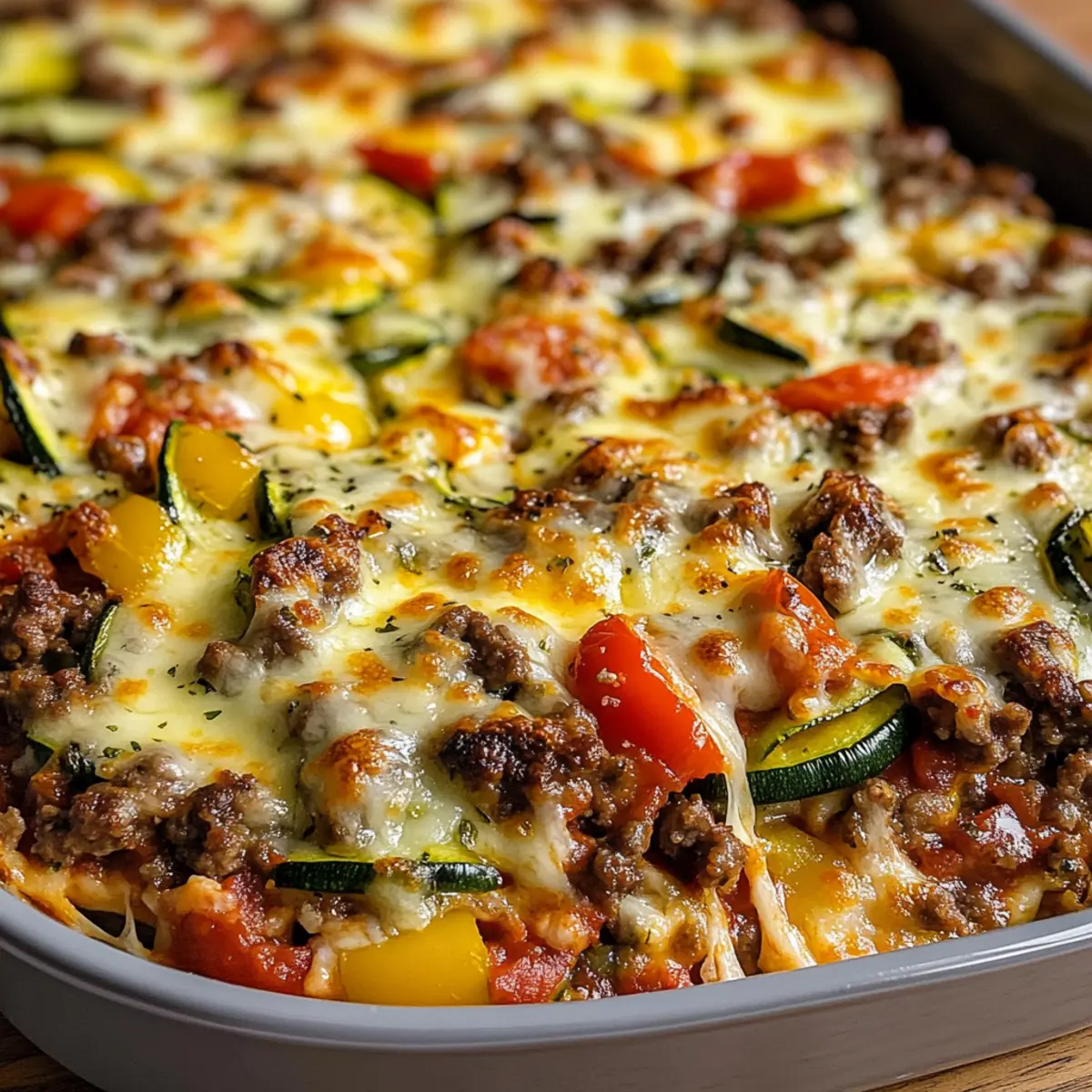 Zucchini Pizza Auflauf: Gesund und Lecker für die Familie