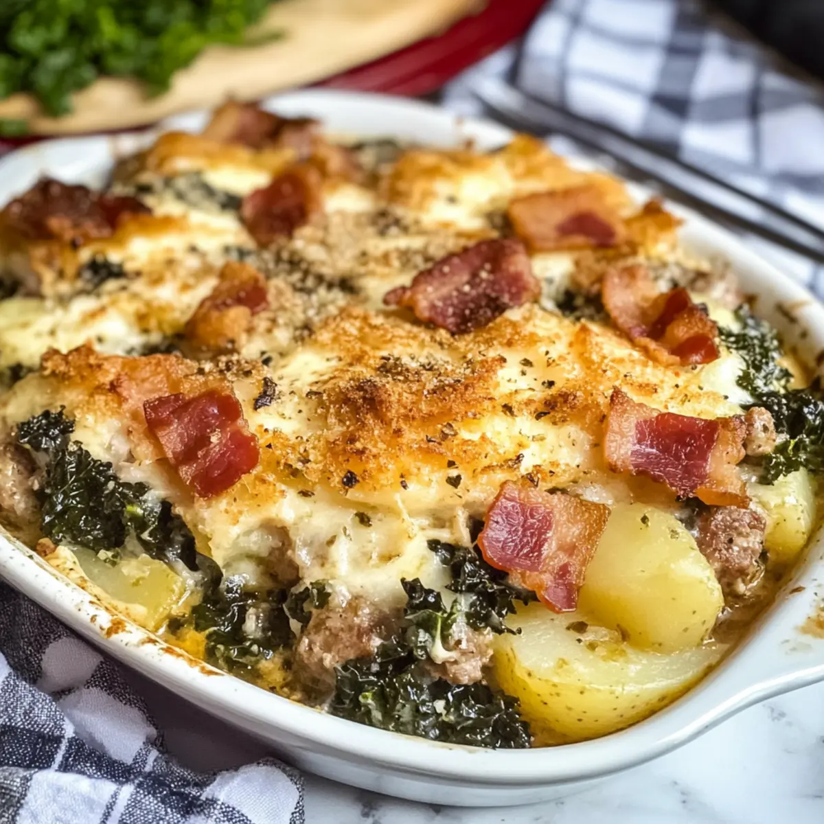 Zuppa Toscana Auflauf für Herzhaftes Glück