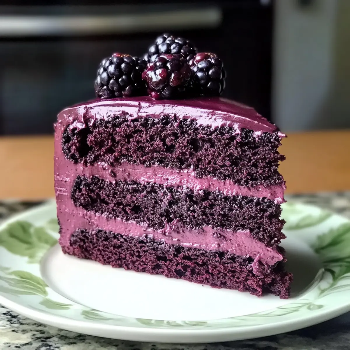 Schwarze Johannisbeer-Velvet-Kuchen-Glück für jeden Anlass