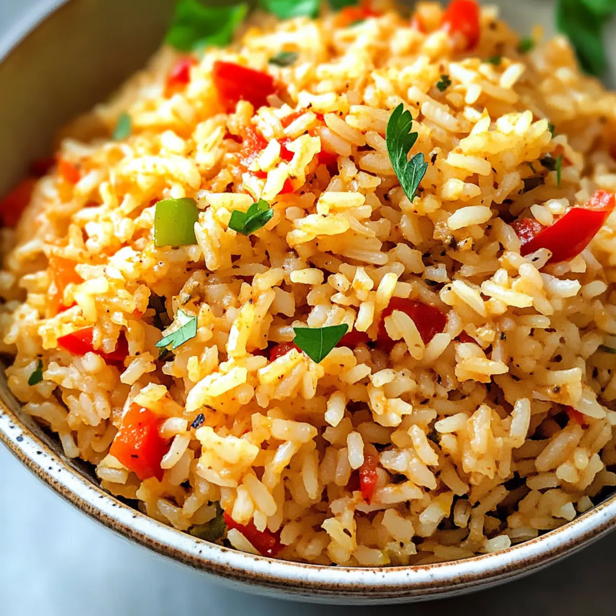 Cajun Reis mit buntem Gemüse für jeden Tag