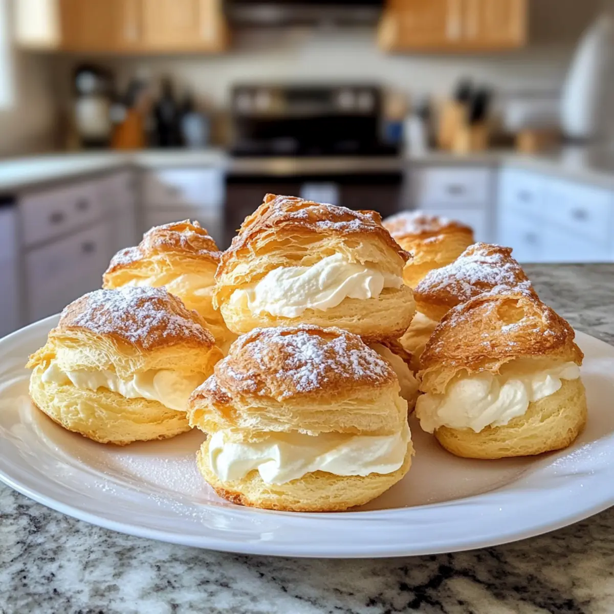 Köstliche Windbeutel mit Vanillecreme füllen